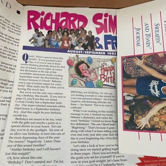 vintage NOS Richard Simmons VHS & cassette exercise workout weight loss set - Picture 6 of 9